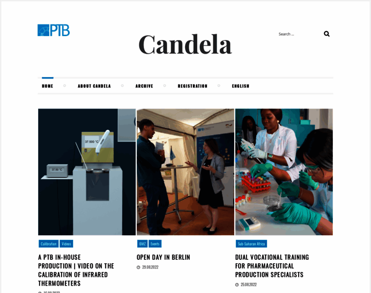 Candela-ptb.de thumbnail
