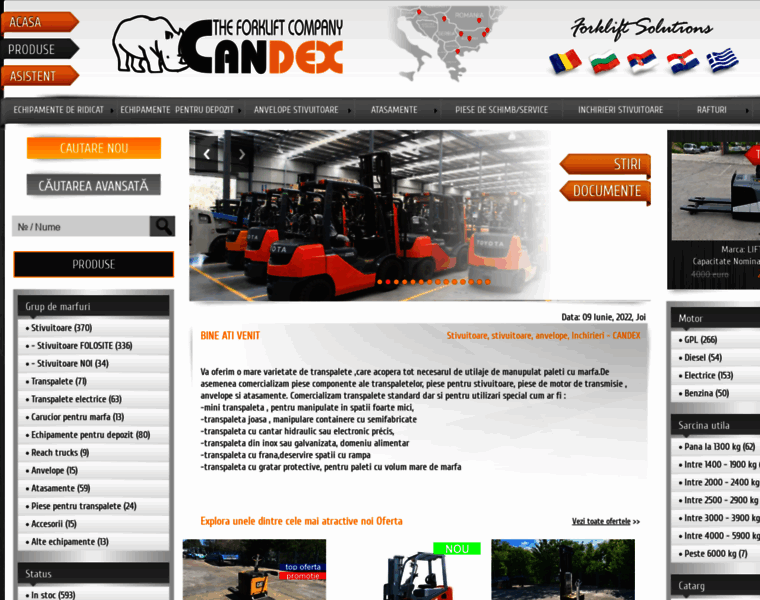 Candex-forklifts.ro thumbnail