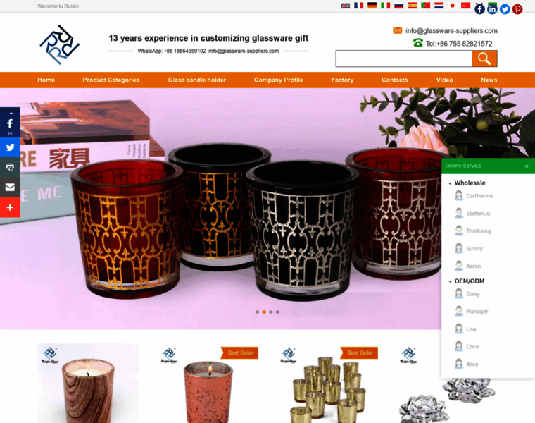 Candle-holder-supplier.com thumbnail