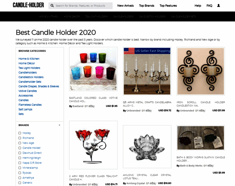 Candle-holder.org thumbnail
