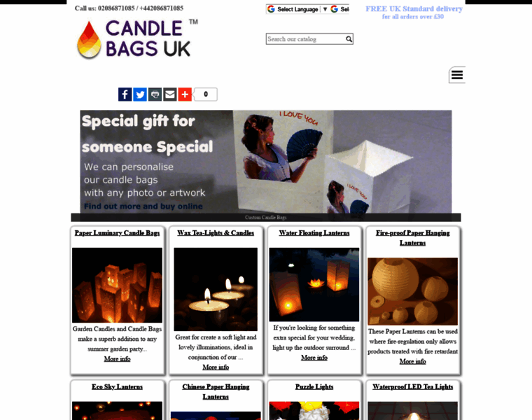 Candlebagsuk.co.uk thumbnail