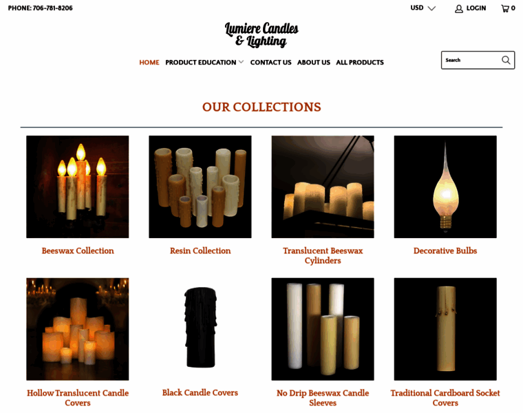 Candlecoverstore.com thumbnail