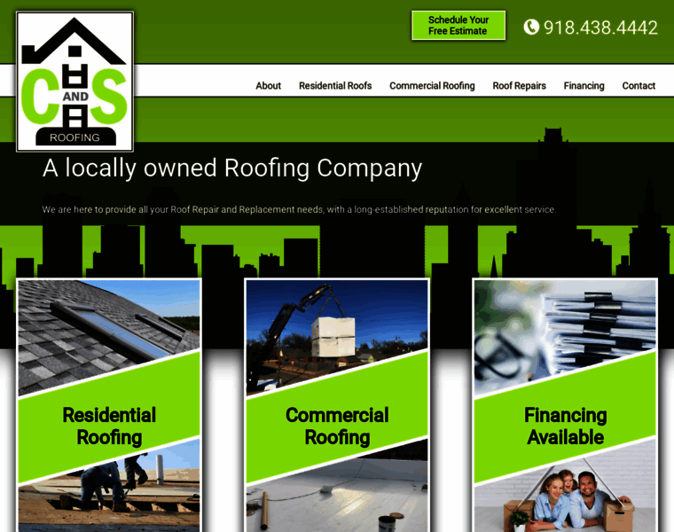 Candsroofing.com thumbnail