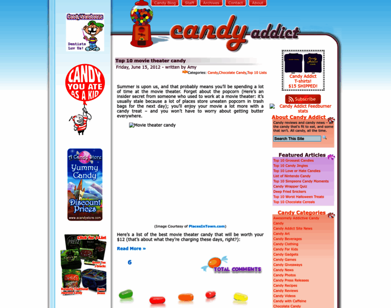 Candyaddict.com thumbnail