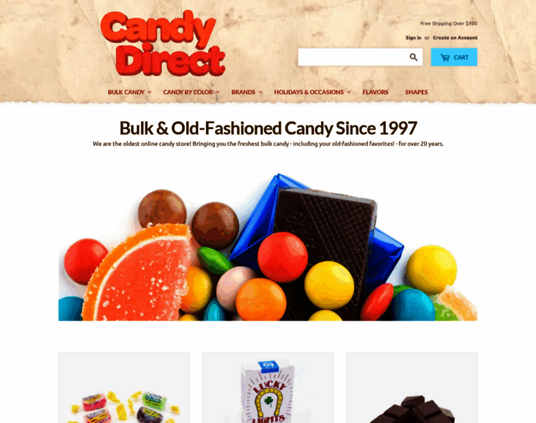 Candydirect.com thumbnail