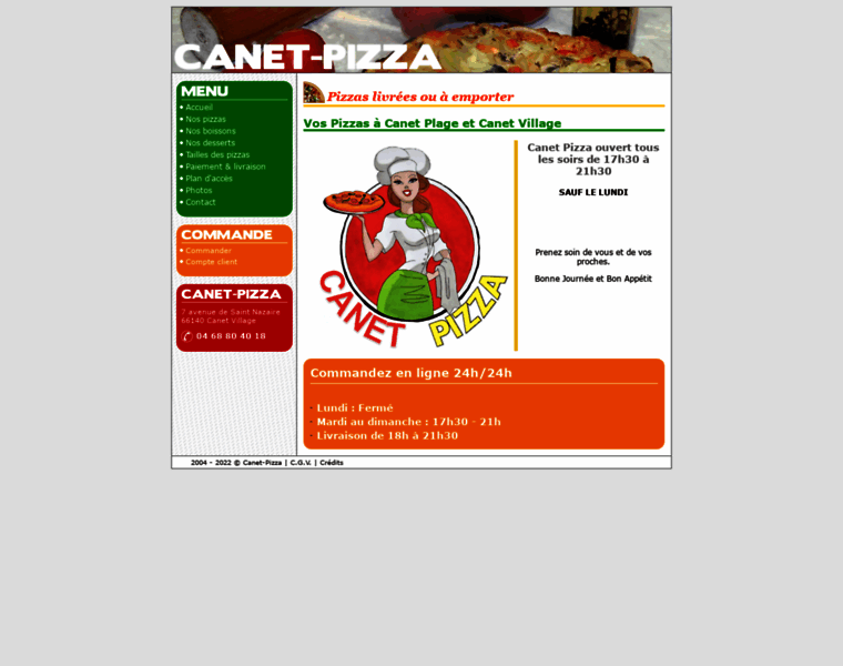 Canet-pizza.com thumbnail