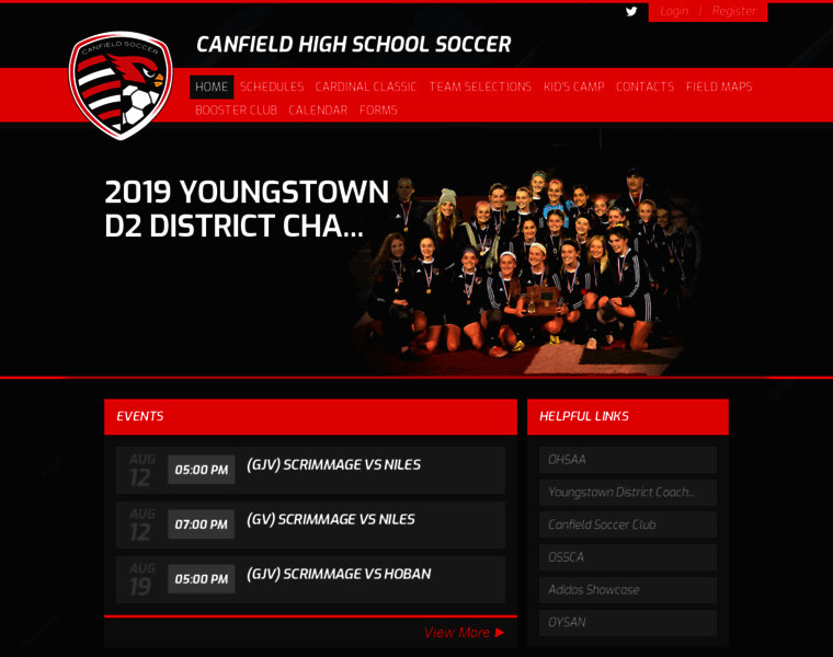 Canfieldsoccer.com thumbnail