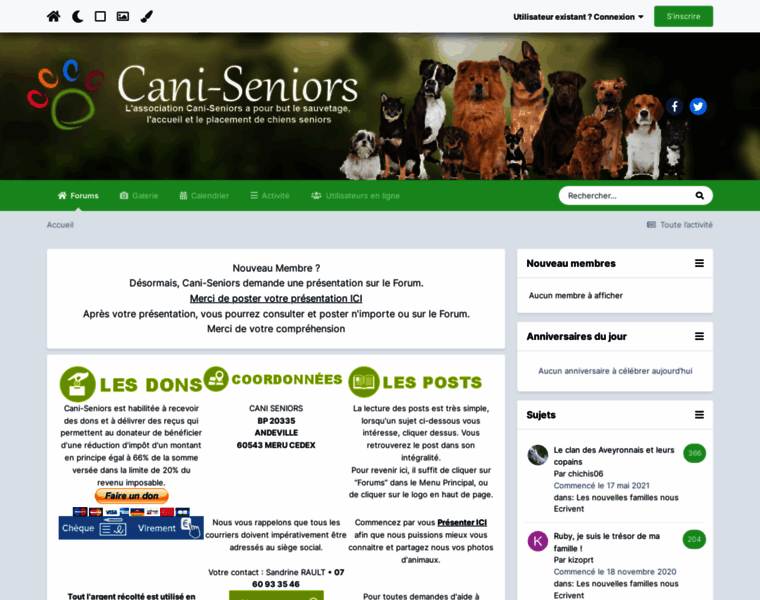 Cani-seniors.org thumbnail