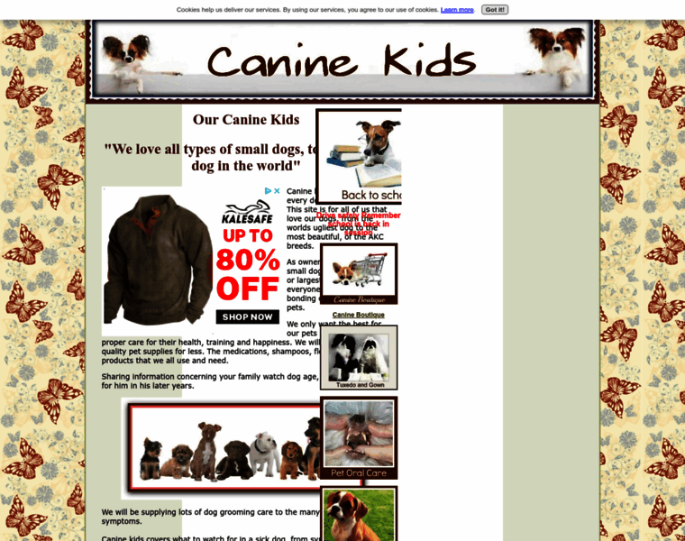 Canine-kids.com thumbnail