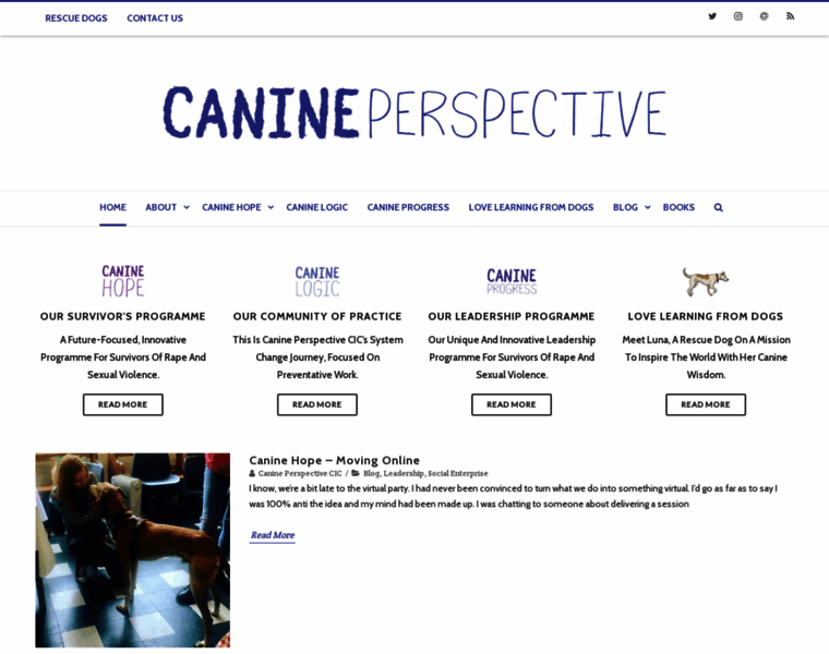 Canine-perspective.com thumbnail