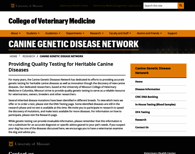 Caninegeneticdiseases.net thumbnail