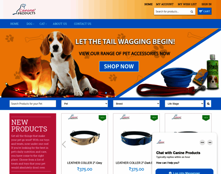 Canineproducts.in thumbnail