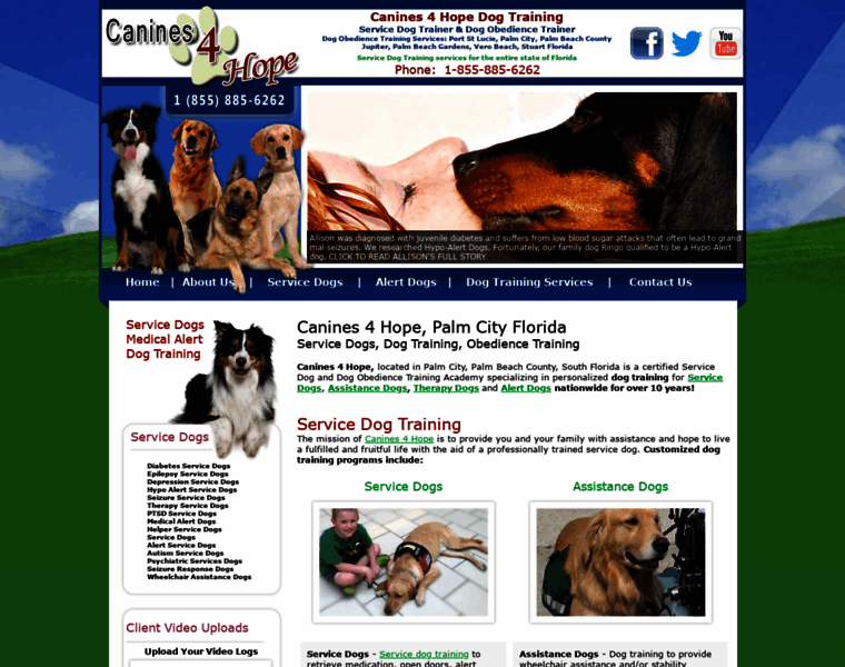 Canines4hope.com thumbnail