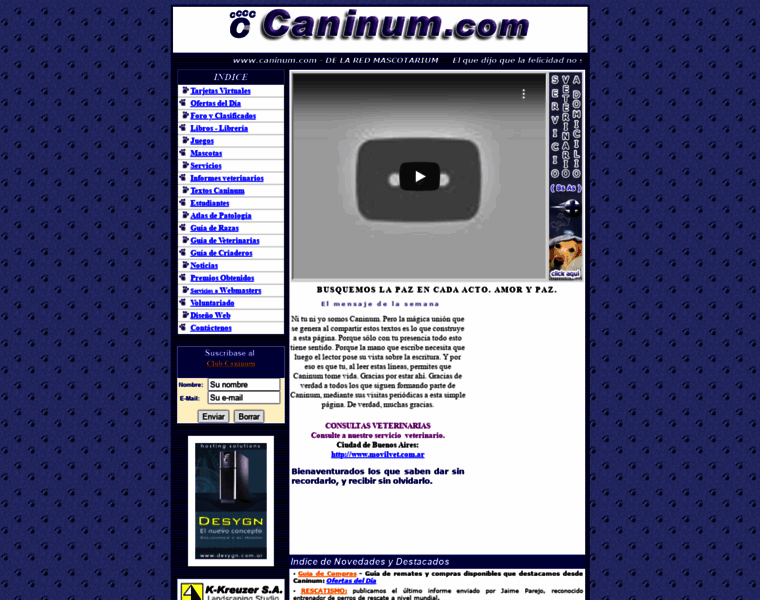 Caninum.com thumbnail