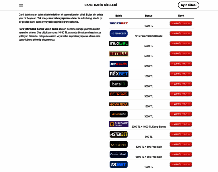 Canlibahissiteleri2020.com thumbnail