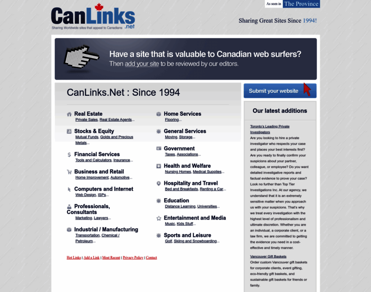 Canlinks.net thumbnail