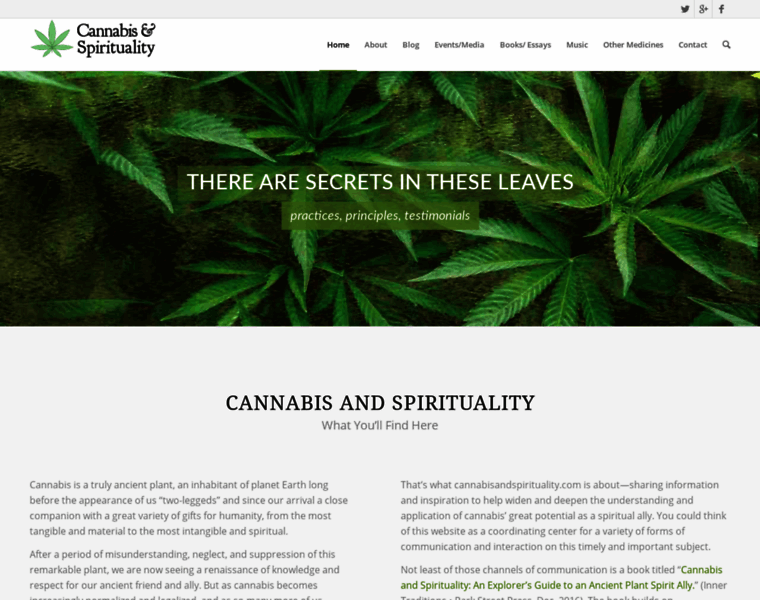 Cannabisandspirituality.com thumbnail