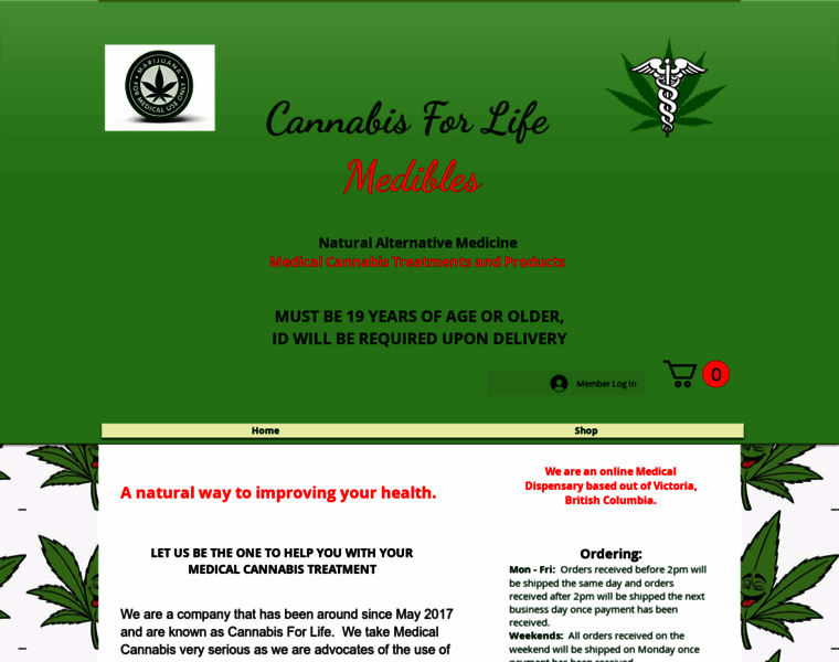 Cannabisforlifemedibles.com thumbnail