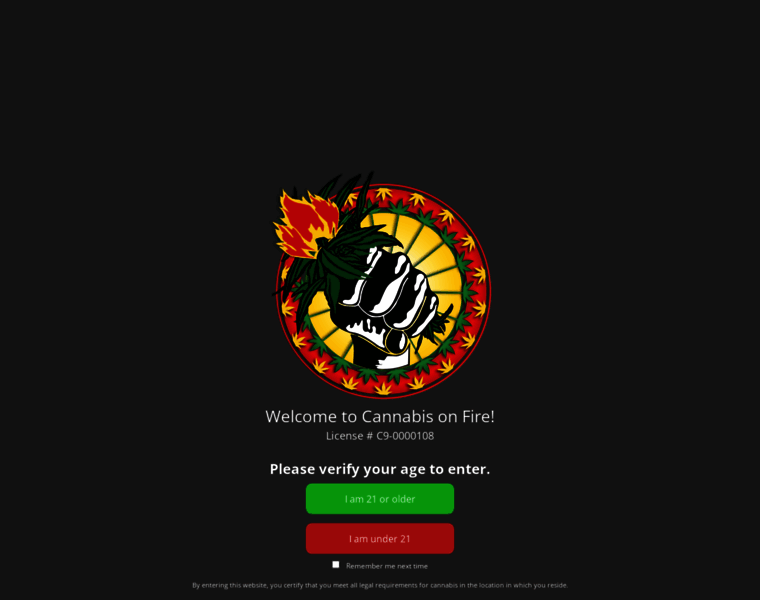 Cannabisonfire.com thumbnail
