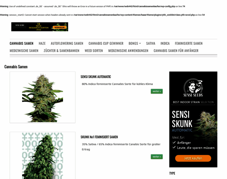 Cannabissamenkaufen.de thumbnail