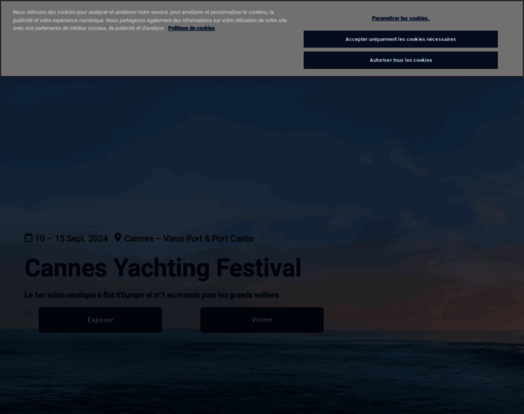 Cannesyachtingfestival.com thumbnail