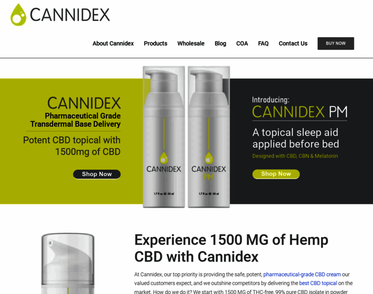 Cannidex.com thumbnail