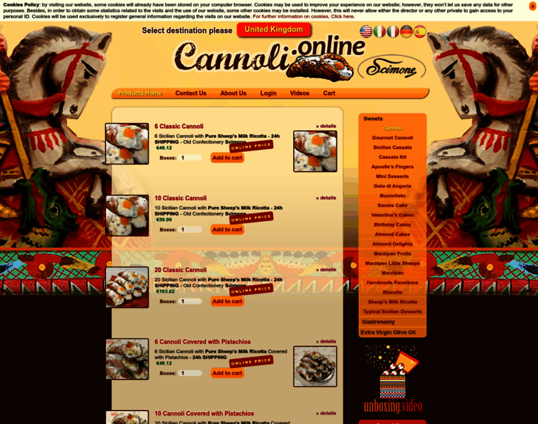 Cannolionline.com thumbnail
