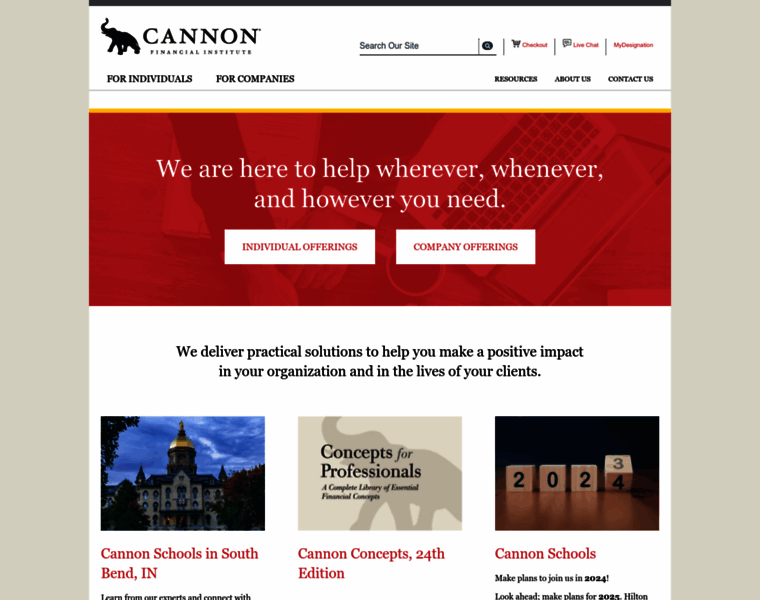 Cannonfinancial.com thumbnail