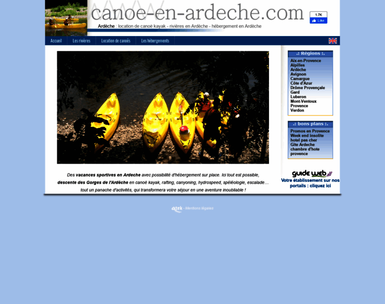 Canoe-en-ardeche.com thumbnail