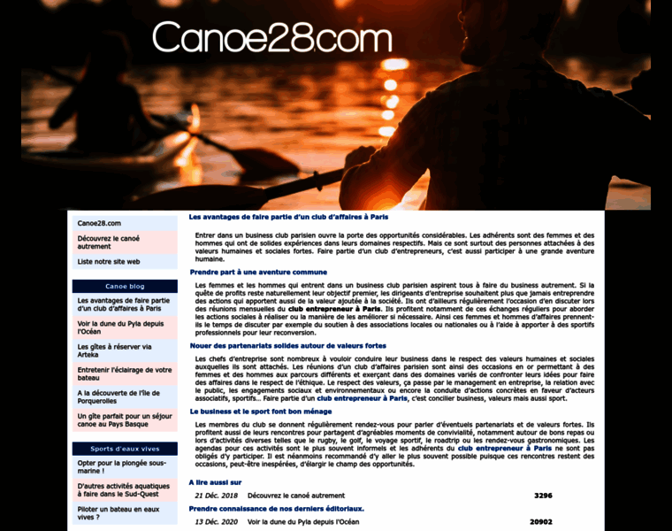 Canoe28.com thumbnail