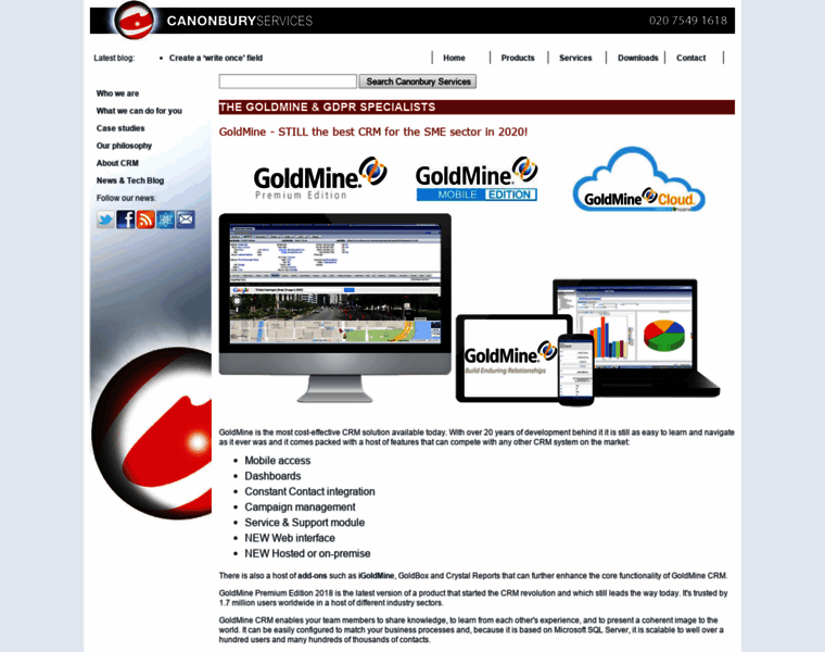 Canonbury-services.co.uk thumbnail