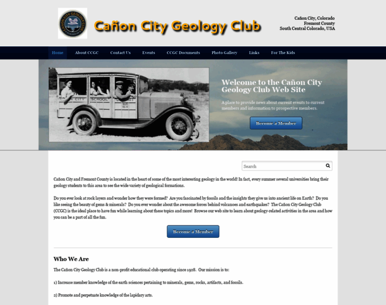 Canoncitygeologyclub.com thumbnail