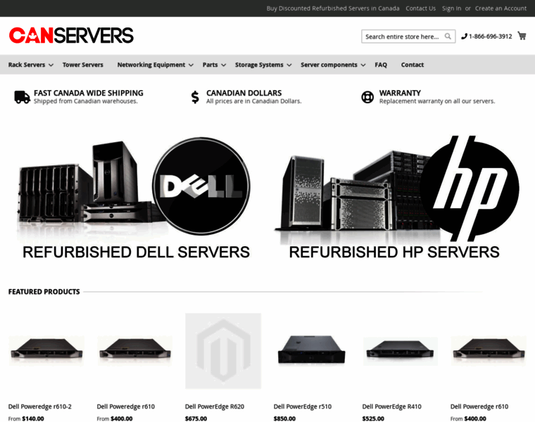 Canservers.ca thumbnail