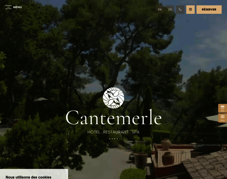 Cantemerle-hotel-vence.com thumbnail