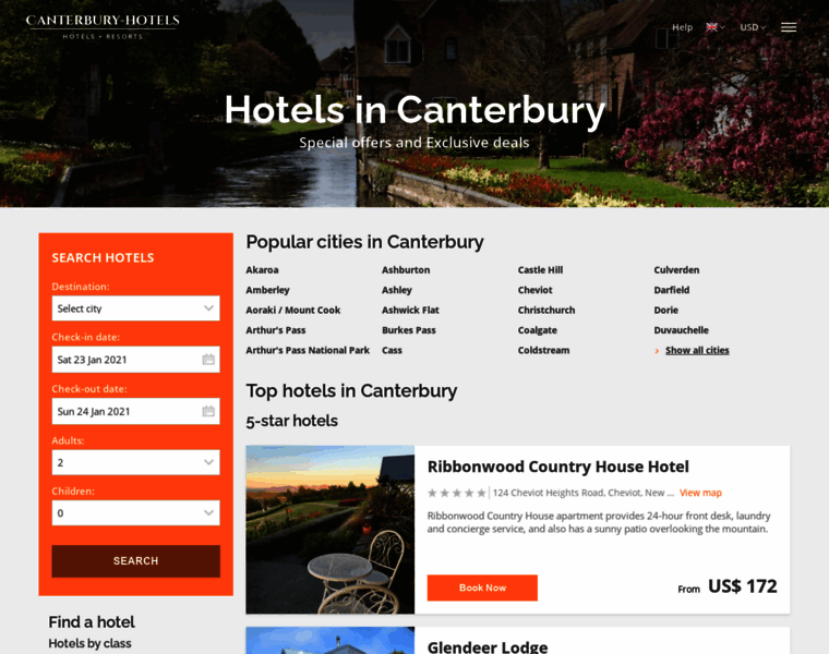 Canterbury-hotels.com thumbnail