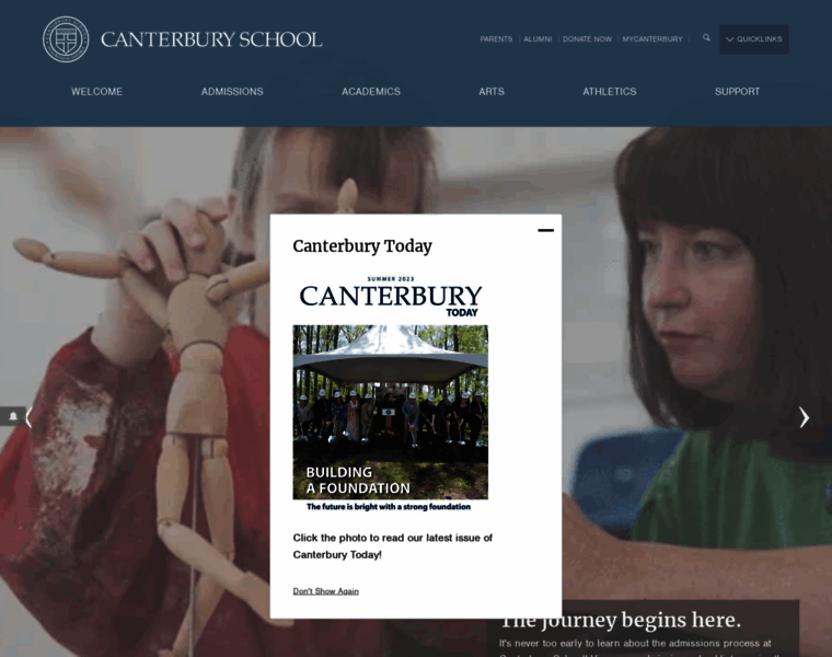 Canterburyschool.org thumbnail