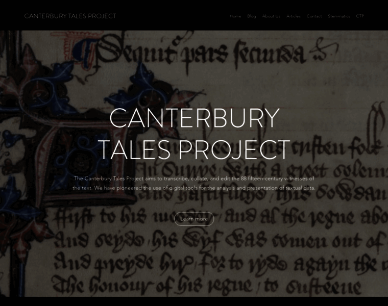 Canterburytalesproject.org thumbnail