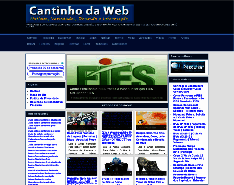 Cantinhodaweb.com thumbnail