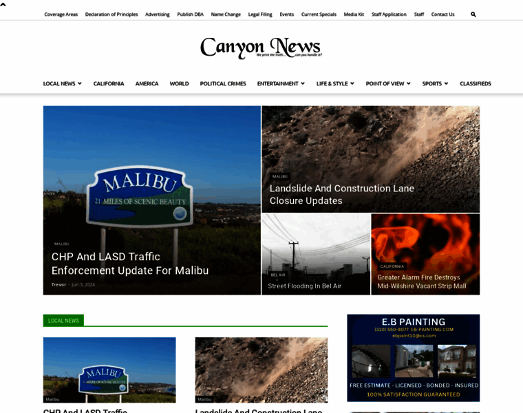Canyon-news.com thumbnail