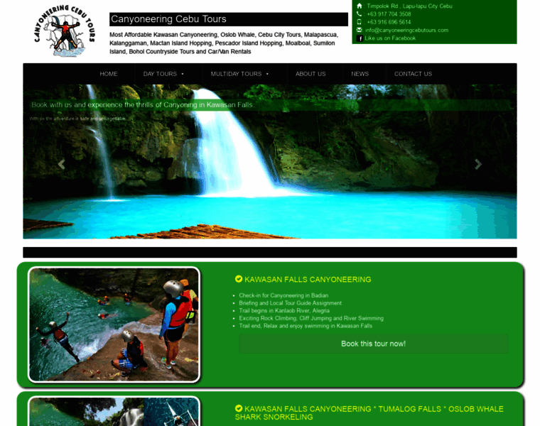 Canyoneeringcebutours.com thumbnail Canyoneeringcebutours.com thumbnail