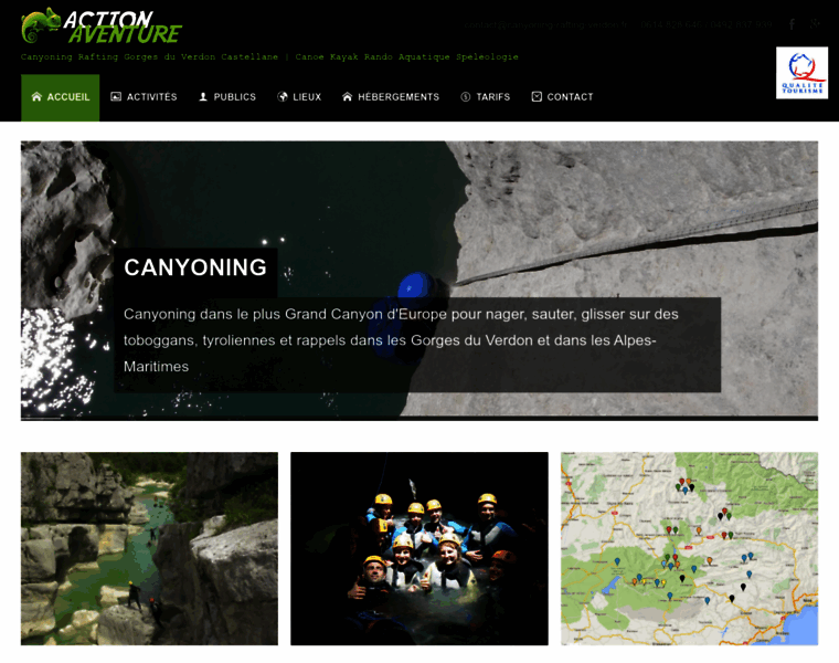 Canyoning-rafting-verdon.fr thumbnail