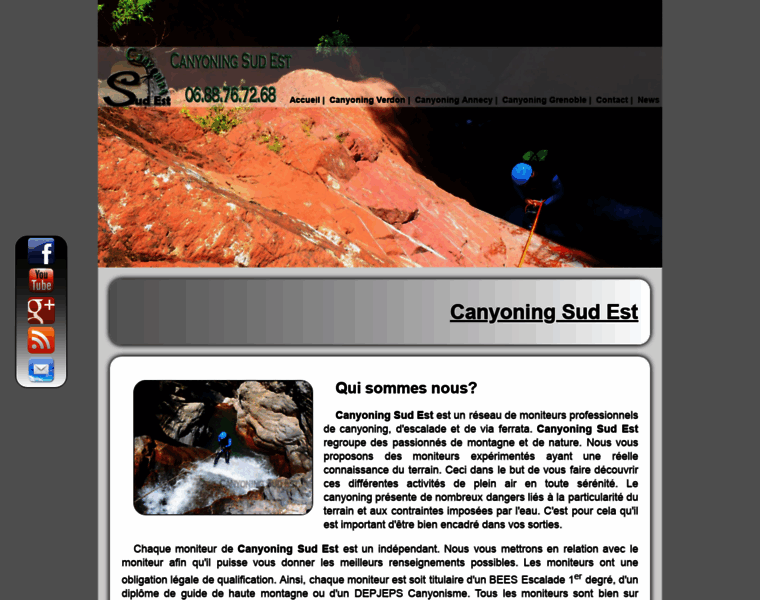 Canyoning-sudest.fr thumbnail