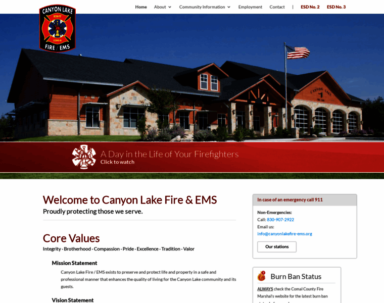Canyonlakefire-ems.org thumbnail