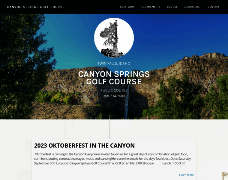 Canyonspringsgolf.com thumbnail