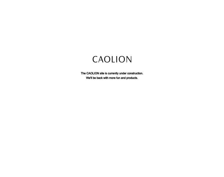 Caolion.com thumbnail