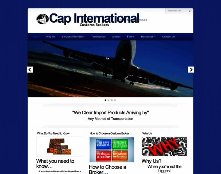 Cap-customs-broker.com thumbnail