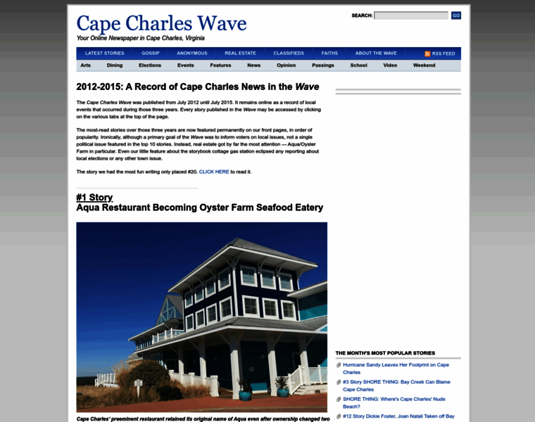Capecharleswave.com thumbnail