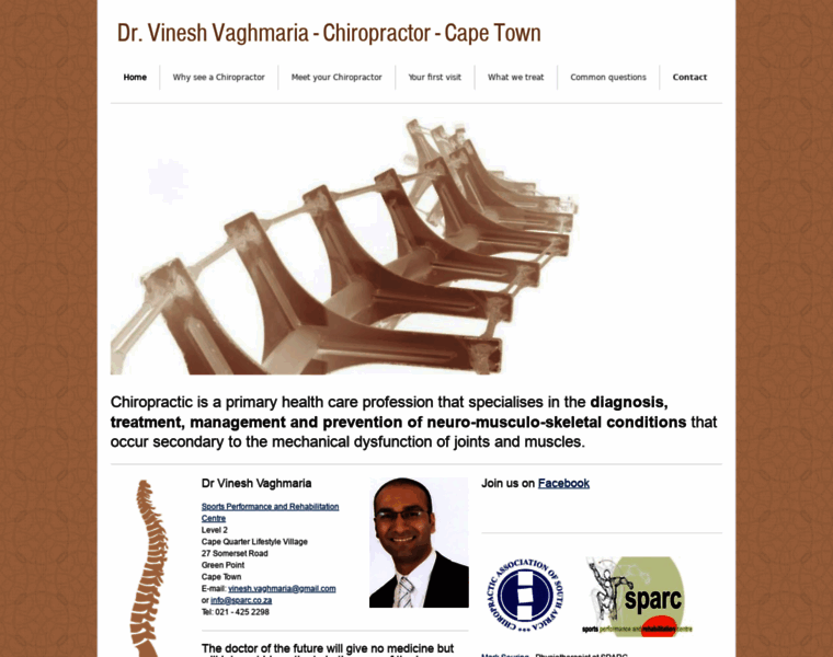 Capechiropractic.co.za thumbnail