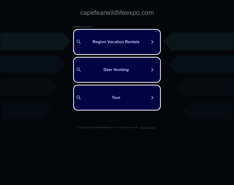 Capefearwildlifeexpo.com thumbnail