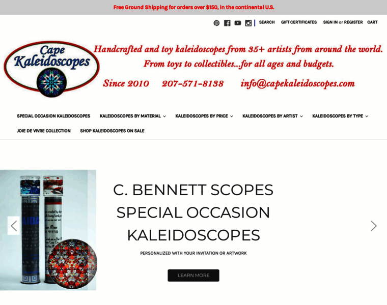 Capekaleidoscopes.com thumbnail